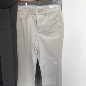 NWT- LOFT TWO PAIRS OF CORDUROY PANTS-SIZE 10
